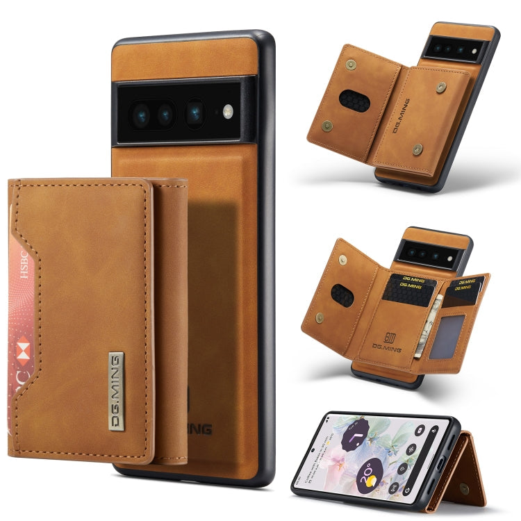 DG.MING M2 Series 3-Fold Multi Card Bag + Magnetic Phone Case, For Google Pixel 6A, For Google Pixel 7 5G, For Google Pixel 7 Pro 5G, For OnePlus 10 Pro