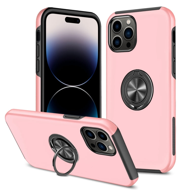 Magnetic Ring Kickstand Shockproof Phone Case, For iPhone 14, For iPhone 14 Plus, For iPhone 14 Pro
