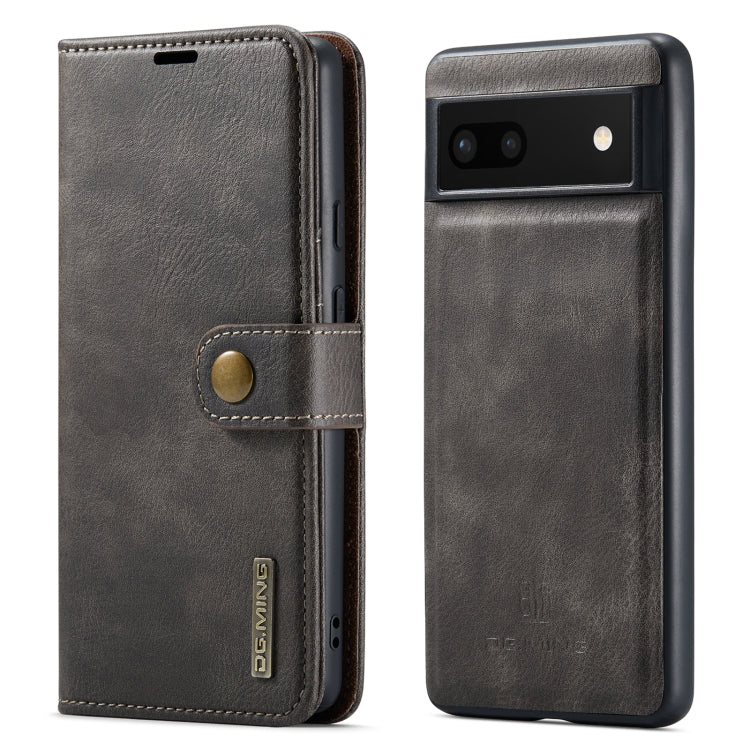 DG.MING Crazy Horse Texture Detachable Magnetic Leather Phone Case, For Google Pixel 6A, For Google Pixel 7, For Google Pixel 7 Pro, For OnePlus 10 Pro