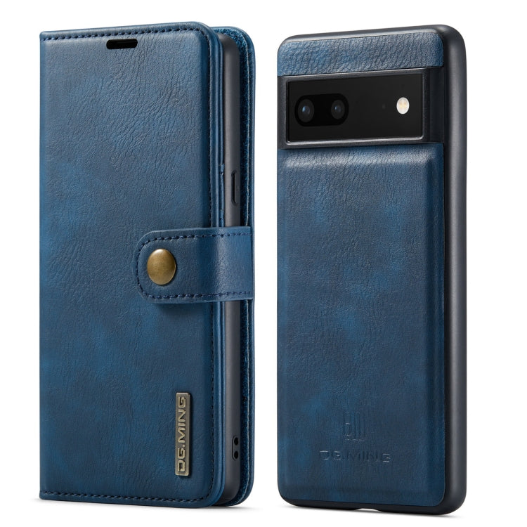 DG.MING Crazy Horse Texture Detachable Magnetic Leather Phone Case, For Google Pixel 6A, For Google Pixel 7, For Google Pixel 7 Pro, For OnePlus 10 Pro