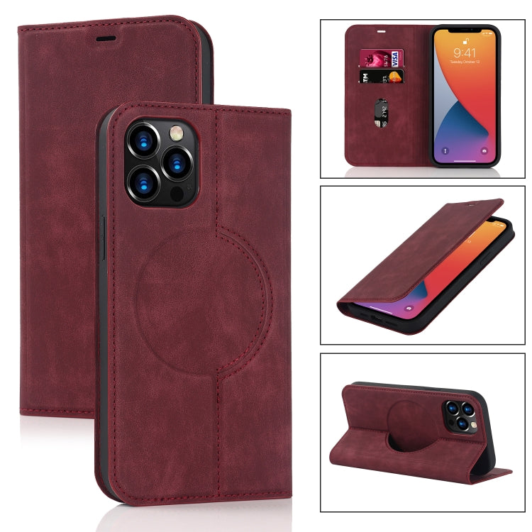 Wireless Charging Magsafe Leather Phone Case, For iPhone 12 mini, For iPhone 12 Pro, For iPhone 12, For iPhone 13 mini