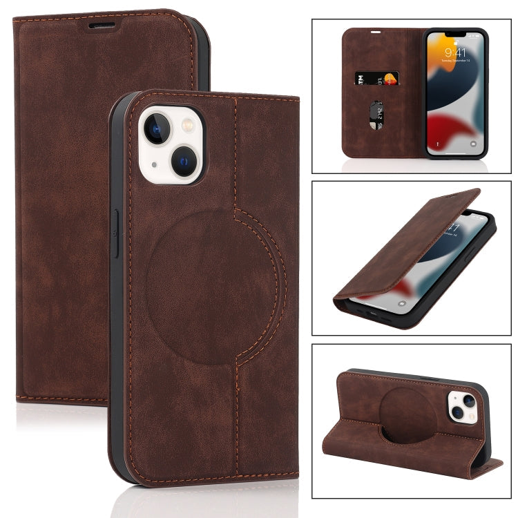 Wireless Charging Magsafe Leather Phone Case, For iPhone 12 mini, For iPhone 12 Pro, For iPhone 12, For iPhone 13 mini