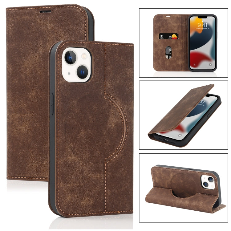 Wireless Charging Magsafe Leather Phone Case, For iPhone 12 mini, For iPhone 12 Pro, For iPhone 12, For iPhone 13 mini