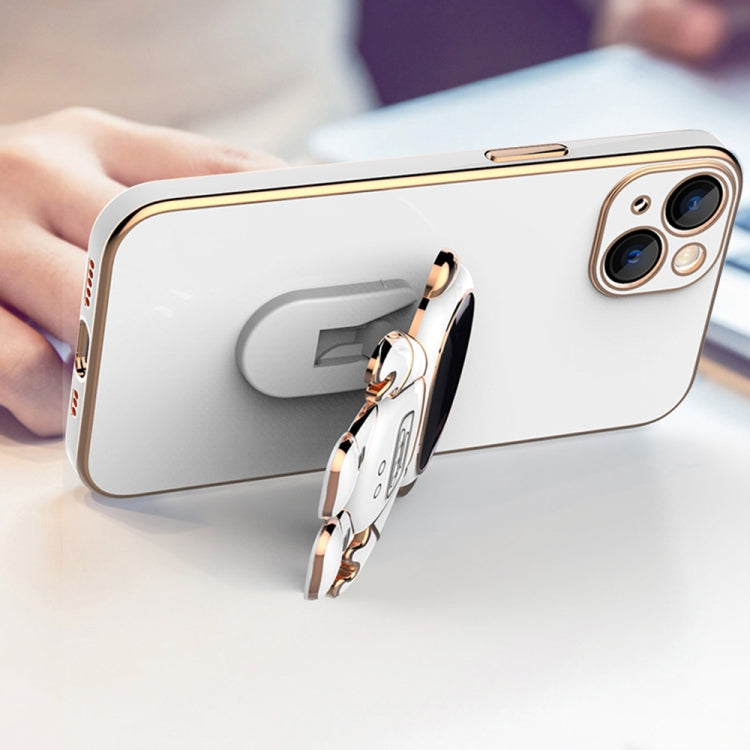 Plating Astronaut Holder Phone Case, For iPhone 13, For iPhone 13 mini