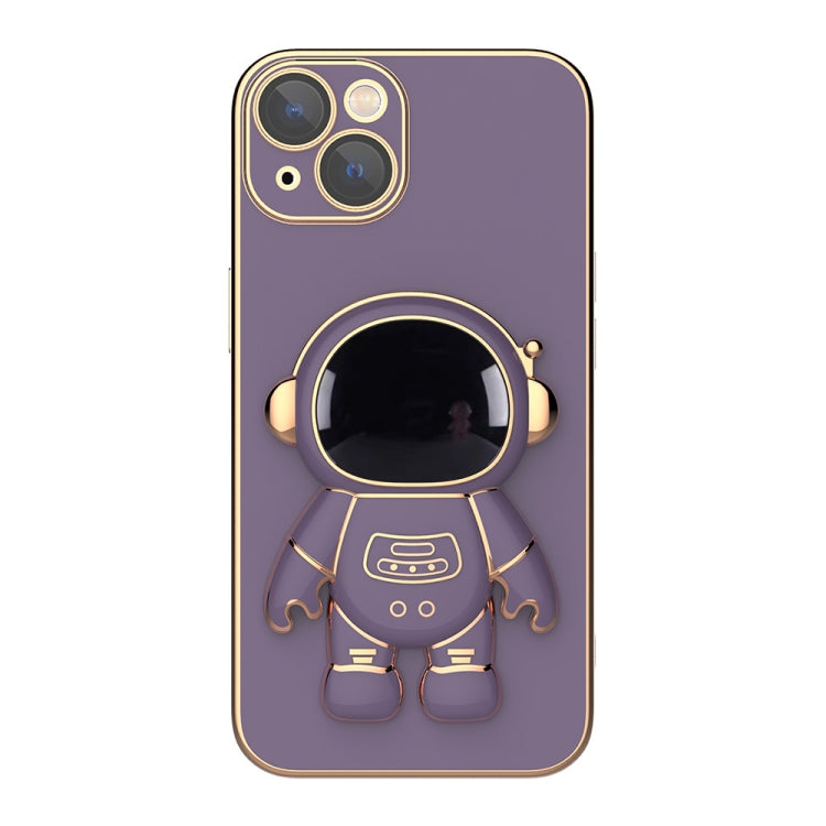 Plating Astronaut Holder Phone Case, For iPhone 12 Pro Max, For iPhone 12 Pro