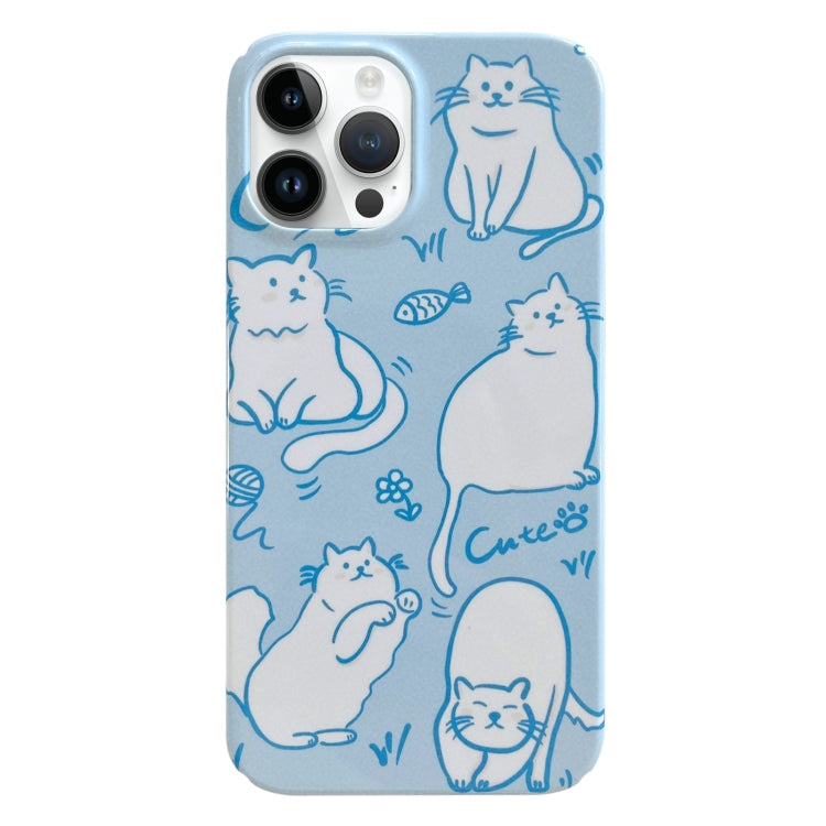 Painted Pattern PC Phone Case, For iPhone 13 Pro Max, For iPhone 12