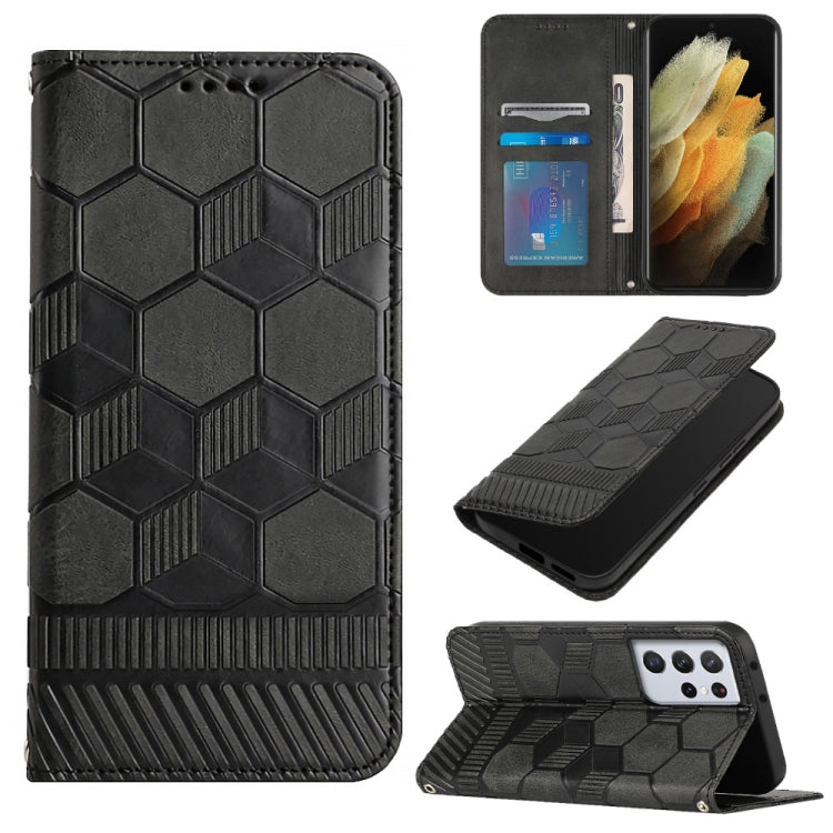 Football Texture Magnetic Leather Flip Phone Case, For Samsung Galaxy S21+ 5G, For Samsung Galaxy S21 Ultra 5G, For Samsung Galaxy S21 FE, For Samsung Galaxy S22 5G