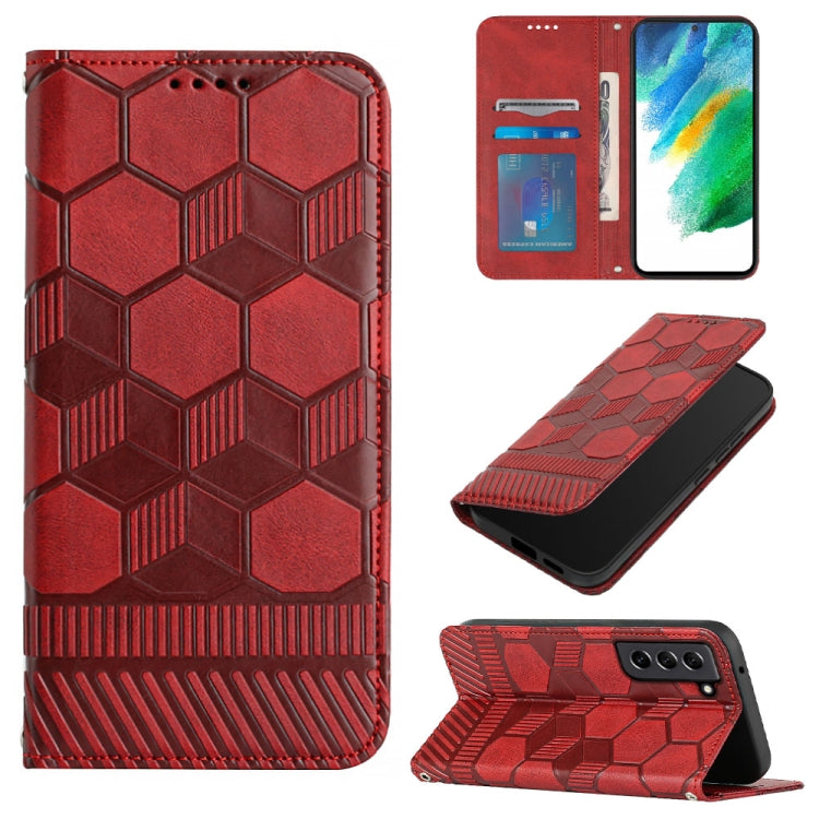 Football Texture Magnetic Leather Flip Phone Case, For Samsung Galaxy S21+ 5G, For Samsung Galaxy S21 Ultra 5G, For Samsung Galaxy S21 FE, For Samsung Galaxy S22 5G