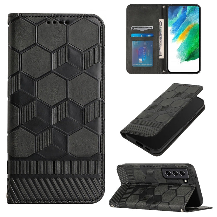 Football Texture Magnetic Leather Flip Phone Case, For Samsung Galaxy S21+ 5G, For Samsung Galaxy S21 Ultra 5G, For Samsung Galaxy S21 FE, For Samsung Galaxy S22 5G