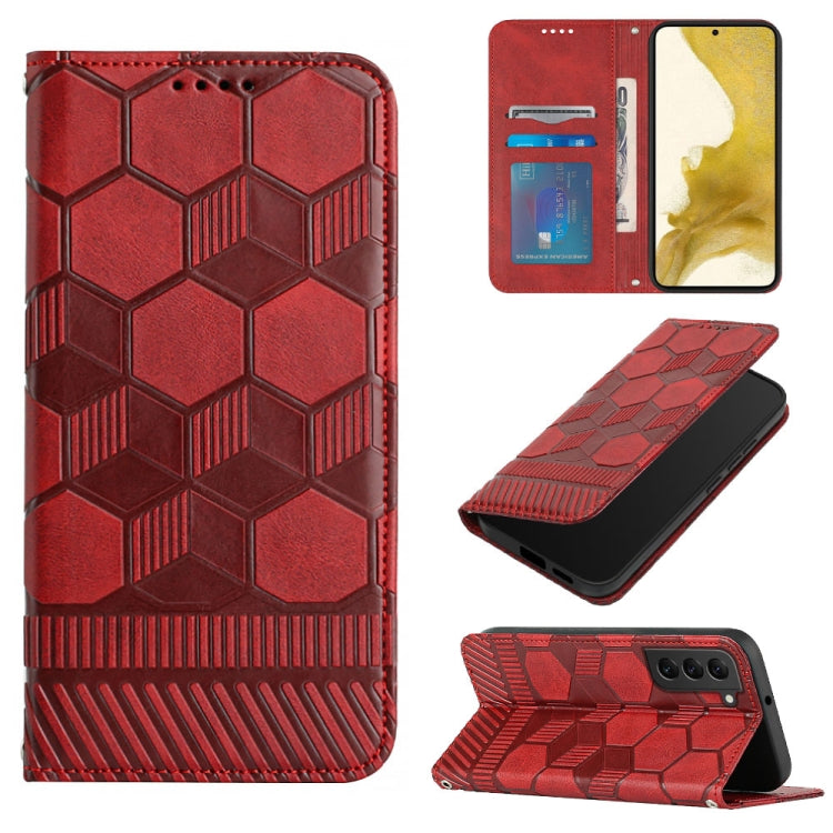 Football Texture Magnetic Leather Flip Phone Case, For Samsung Galaxy S21+ 5G, For Samsung Galaxy S21 Ultra 5G, For Samsung Galaxy S21 FE, For Samsung Galaxy S22 5G