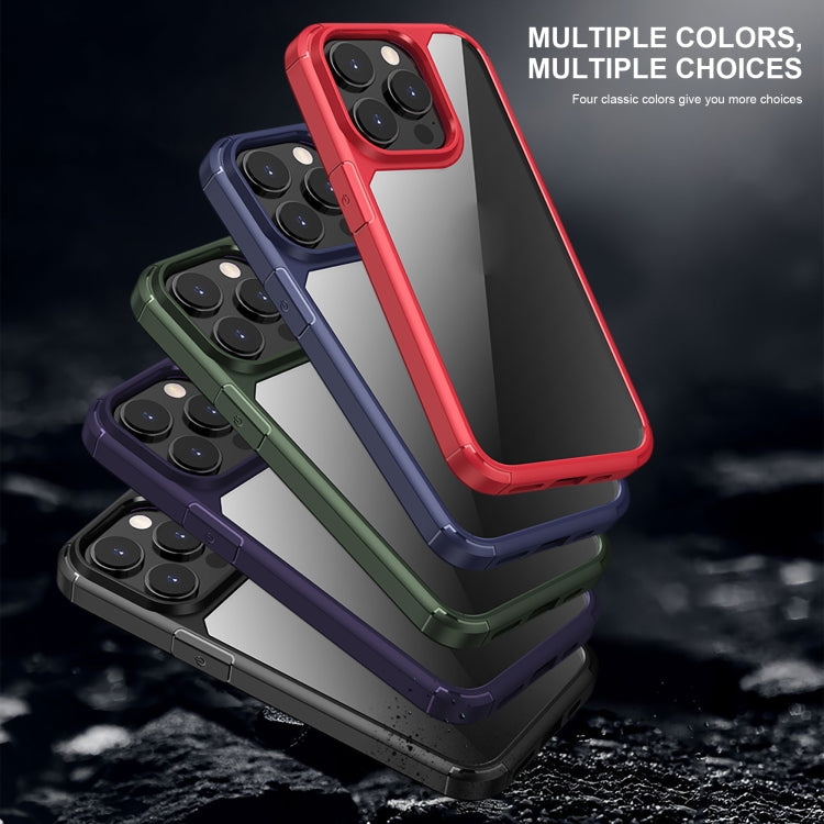 iPAKY Shockproof PC + TPU Protective Phone Case For iPhone 14(Black)