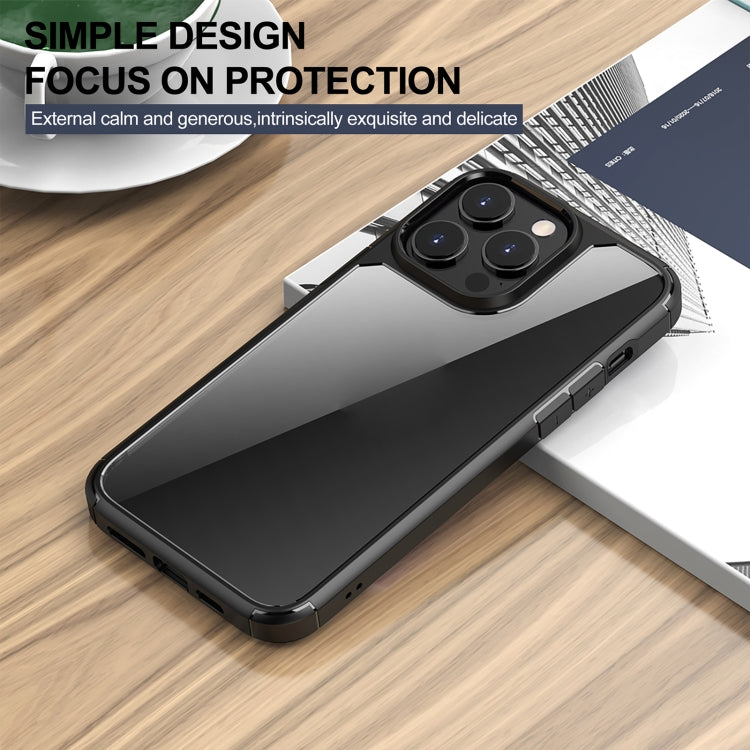 iPAKY Shockproof PC + TPU Protective Phone Case For iPhone 14(Black)