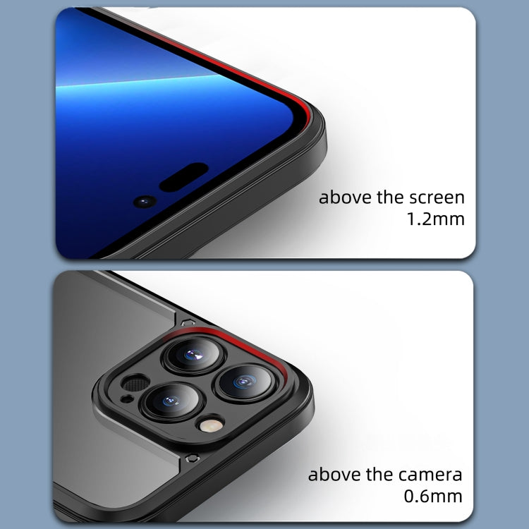 iPAKY Shockproof PC + TPU Protective Phone Case For iPhone 14 Max(Purple)