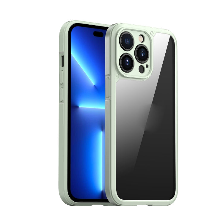 For iPhone 13 Pro Max iPAKY Shockproof PC + TPU Protective Phone Case (Army Green)