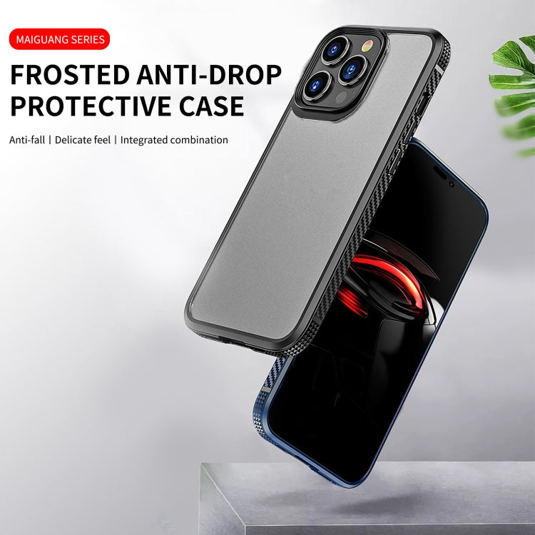 iPAKY Shockproof PC + TPU Protective Phone Case For iPhone 14 Max(Black)