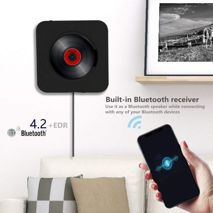 Kecag KC-808 6W Wall Mounted Bluetooth CD Player(Blue)