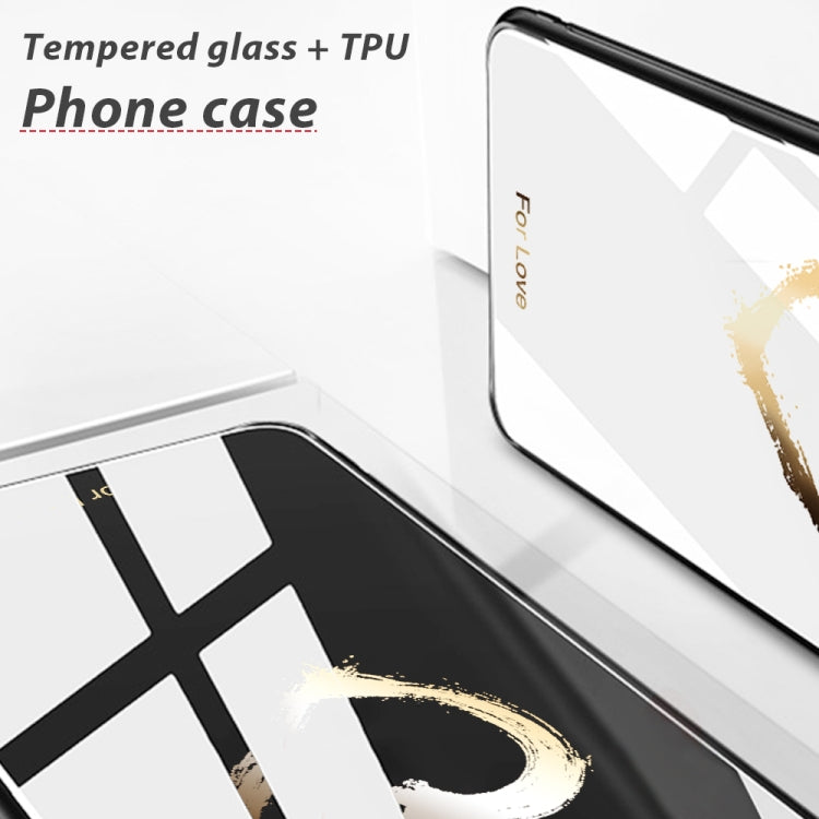 Colorful Painted Glass Phone Case, For iPhone XS Max