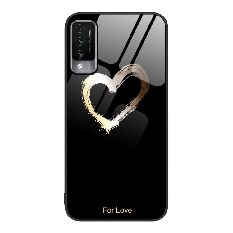 Colorful Painted Glass Phone Case, For Huawei Maimang 7