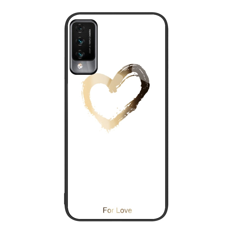 Colorful Painted Glass Phone Case, For Huawei Maimang 7