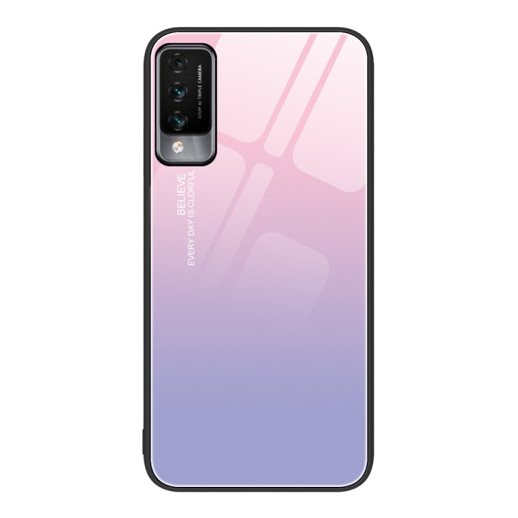 Colorful Painted Glass Phone Case, For Huawei Maimang 7