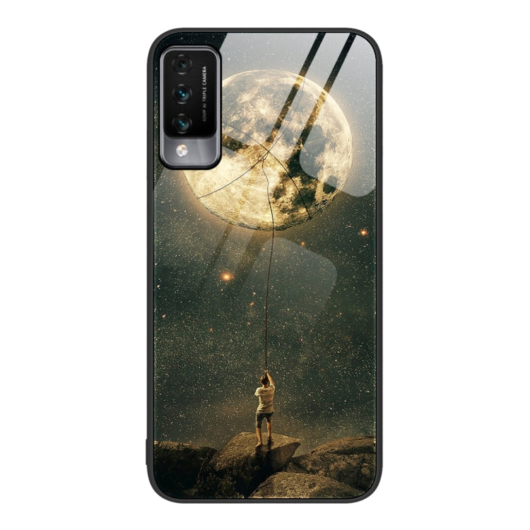 Colorful Painted Glass Phone Case, For Huawei Maimang 7