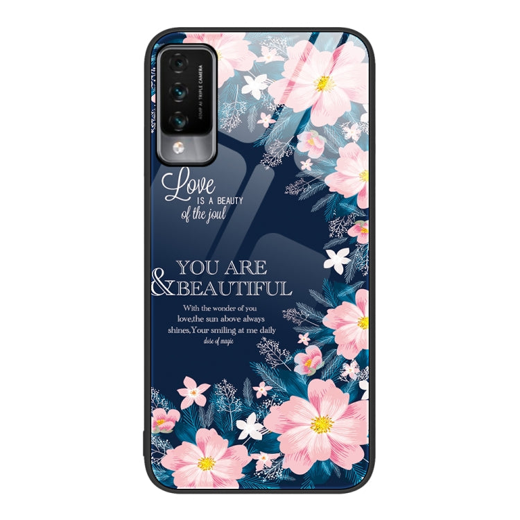 Colorful Painted Glass Phone Case, For Huawei Maimang 7