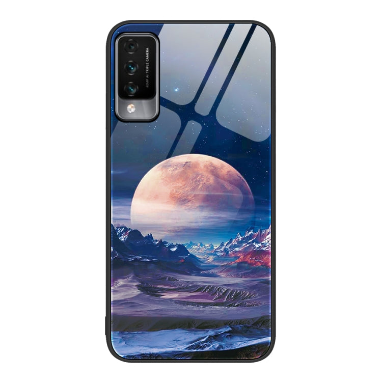 Colorful Painted Glass Phone Case, For Huawei Maimang 7