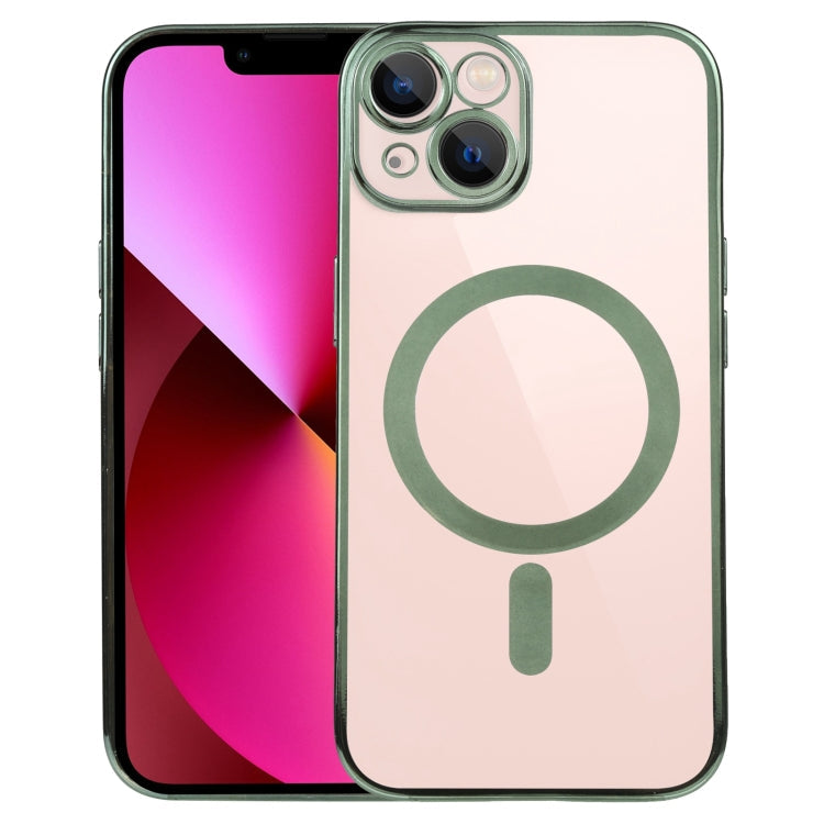MagSafe Electroplating Straight TPU Phone Case, For iPhone 13, For iPhone 13 Pro