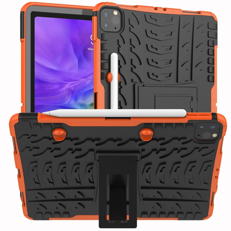 Tire Texture Shockproof TPU+PC Protective Case with Holder, For iPad Pro 11 (2020)
