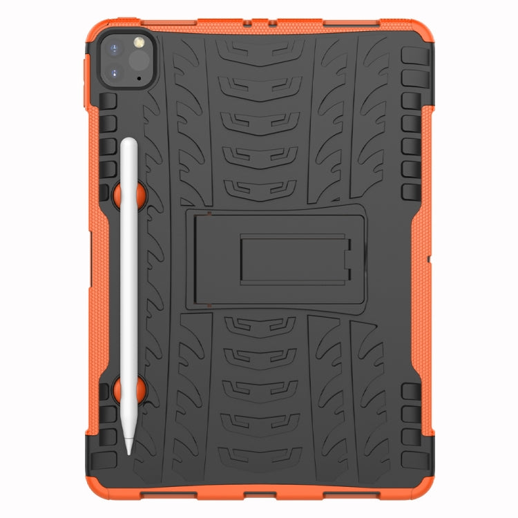Tire Texture Shockproof TPU+PC Protective Case with Holder, For iPad Pro 11 (2020)
