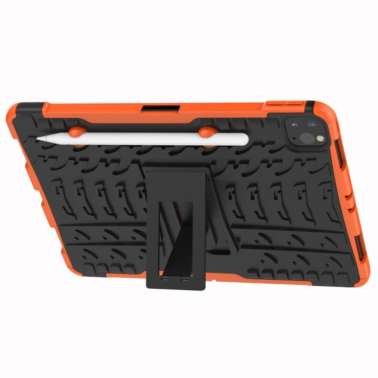 Tire Texture Shockproof TPU+PC Protective Case with Holder, For iPad Pro 11 (2020)