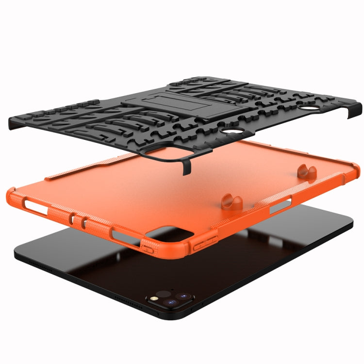 Tire Texture Shockproof TPU+PC Protective Case with Holder, For iPad Pro 11 (2020)