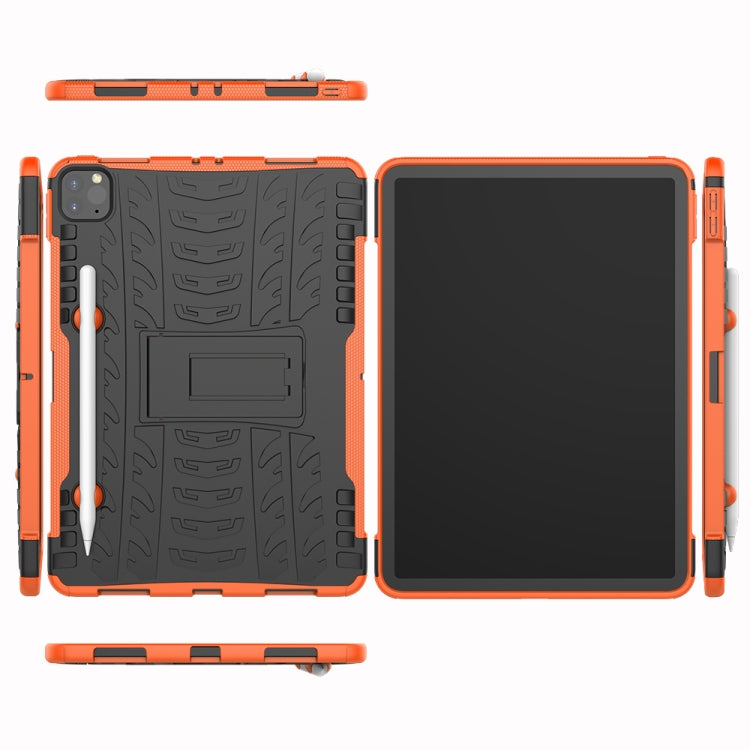 Tire Texture Shockproof TPU+PC Protective Case with Holder, For iPad Pro 11 (2020)