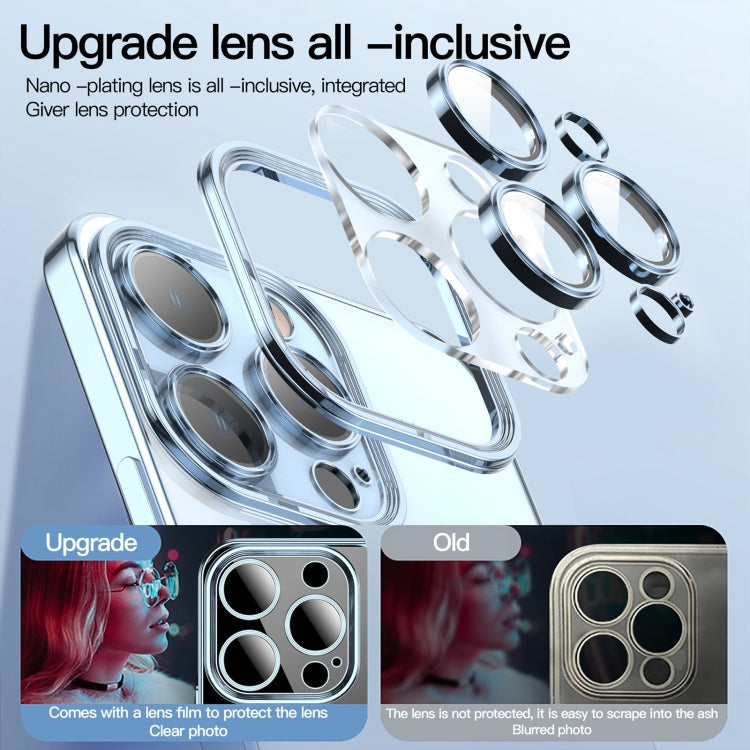 Lens Protector MagSafe Electroplated Phone Case, For iPhone 14, For iPhone 14 Pro Max, For iPhone 14 Pro
