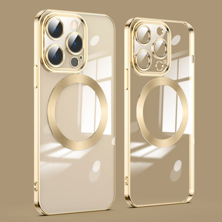Lens Protector MagSafe Electroplated Phone Case, For iPhone 14, For iPhone 14 Pro Max, For iPhone 14 Pro