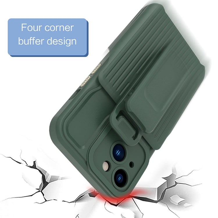 Explorer Series Back Clip Holder PC Phone Case, For iPhone 14 Pro Max