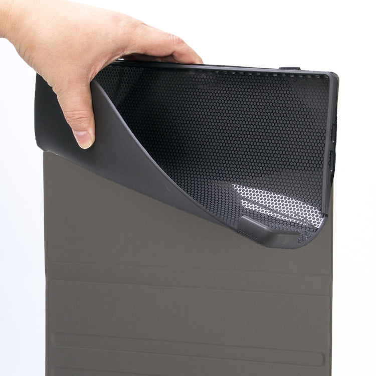 AH127-A Ultra-thin Detachable Bluetooth Keyboard Leather Case with Touchpad, AH127-A