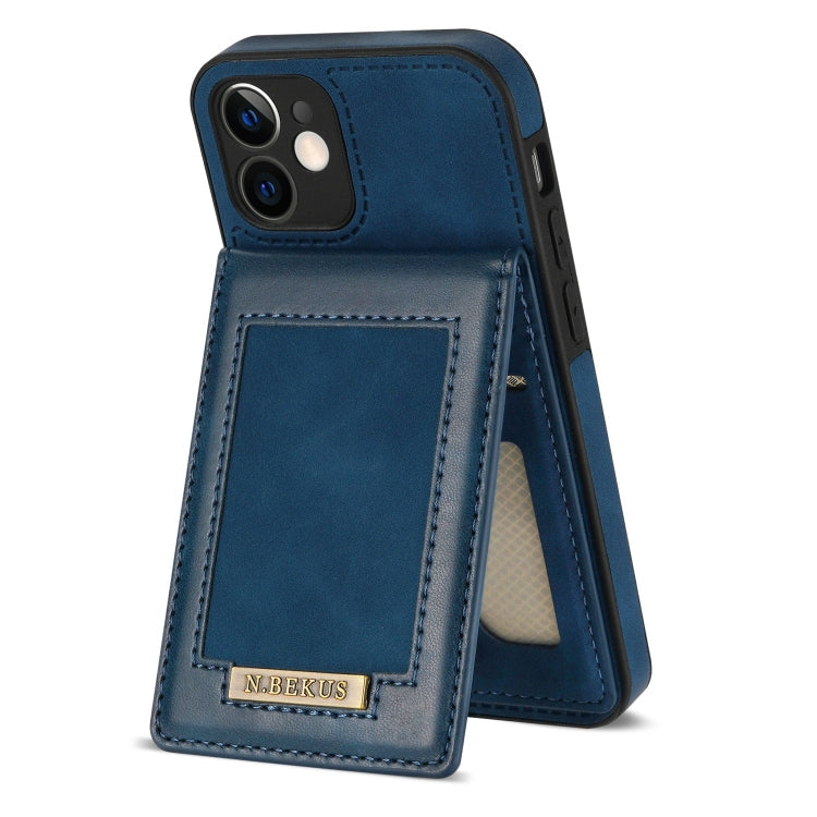 N.BEKUS Vertical Flip Card Slot RFID Phone Case, For iPhone 12 mini, For iPhone 12 Pro, For iPhone 12 Pro Max, For iPhone 13