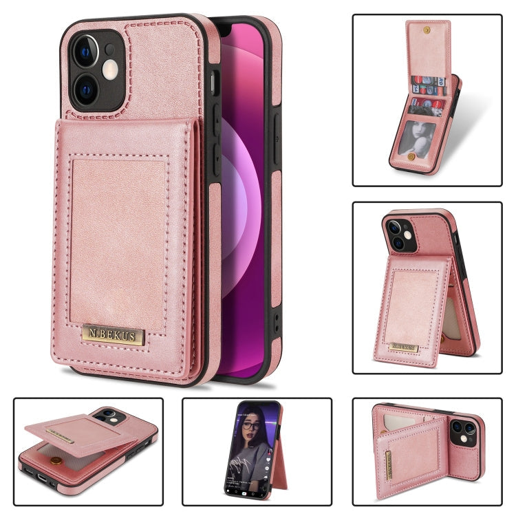 N.BEKUS Vertical Flip Card Slot RFID Phone Case, For iPhone 12, For iPhone XR, For iPhone XS Max, For iPhone XS / X