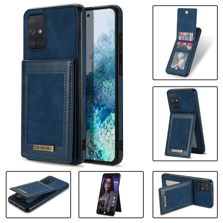 N.Bekus Vertical Flip Card Slot RFID Phone Case, For Samsung Galaxy A12 5G, For Samsung Galaxy A51 4G, For Samsung Galaxy A71 4G, For Samsung Galaxy A53 5G, For Samsung Galaxy A52s / A52 5G