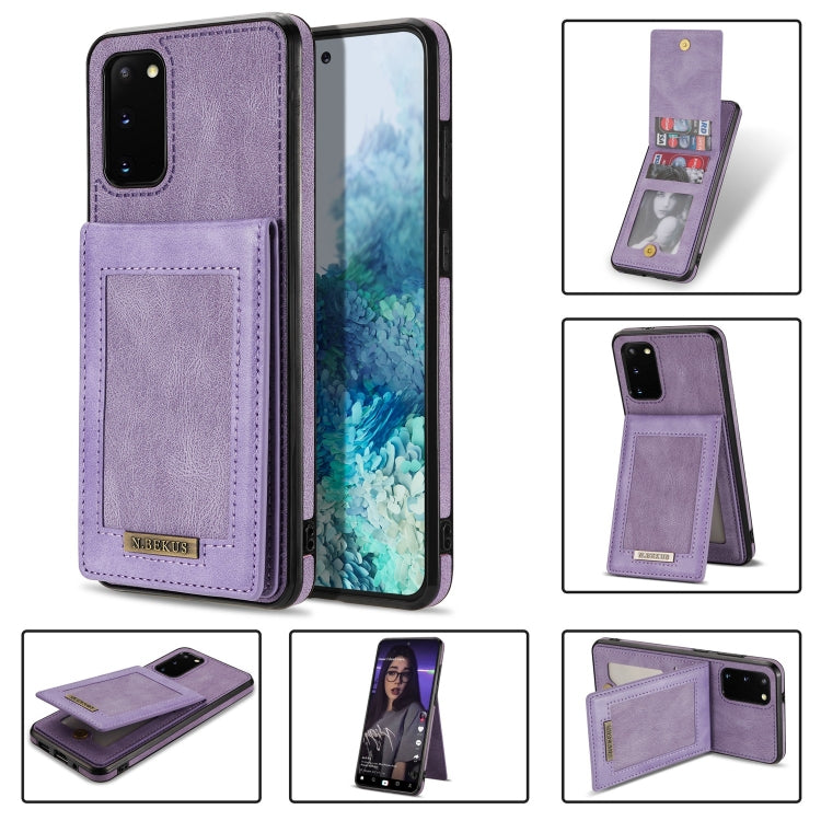 N.Bekus Vertical Flip Card Slot RFID Phone Case, For Samsung Galaxy S20 FE, For Samsung Galaxy S20 Ultra, For Samsung Galaxy S21 Ultra 5G, For Samsung Galaxy S22+ 5G