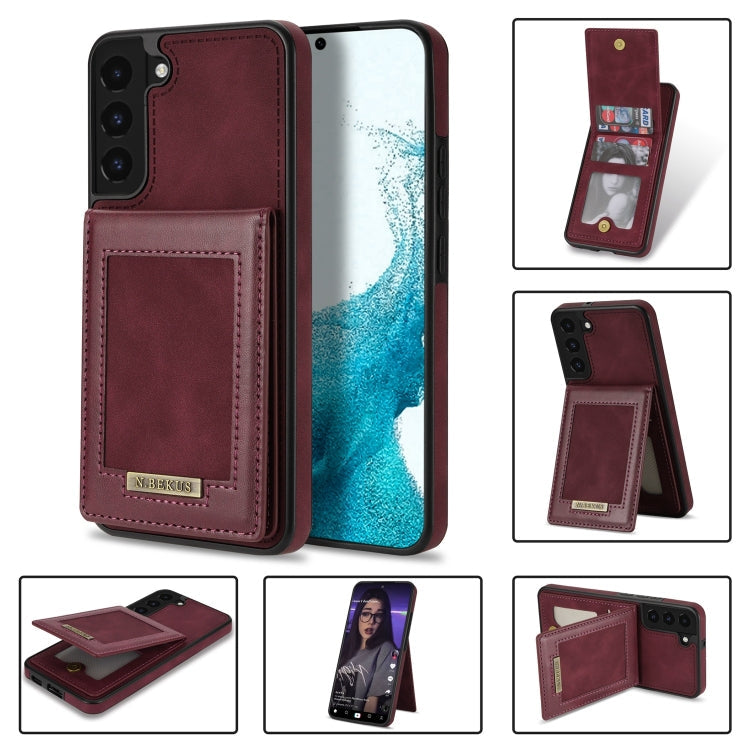 N.Bekus Vertical Flip Card Slot RFID Phone Case, For Samsung Galaxy S22 5G, For Samsung Galaxy S21 5G, For Samsung Galaxy S21+ 5G, For Samsung Galaxy S21 FE 5G
