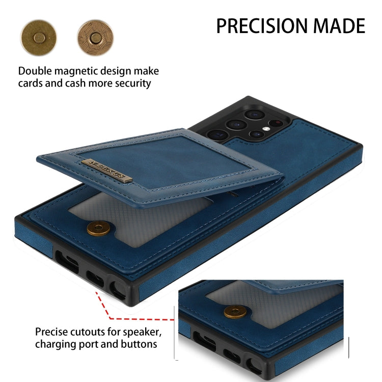 N.Bekus Vertical Flip Card Slot RFID Phone Case, For Samsung Galaxy S22 Ultra 5G
