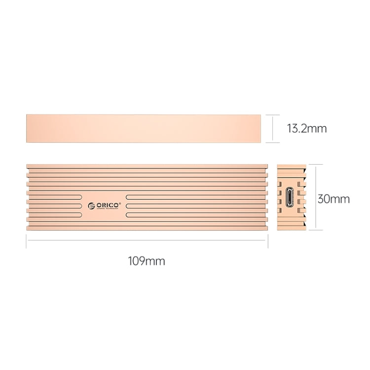 ORICO 10Gbps USB3.2 Gen2 Type-C M.2 NVMe/NGFF(SATA) Dual Protocol SSD Enclosure
