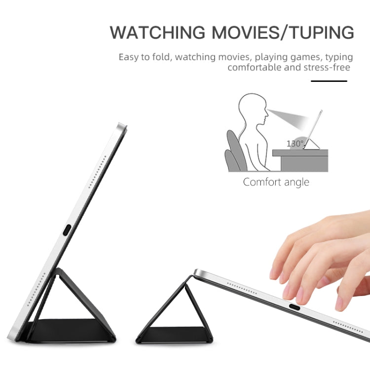 Double-sided Clip 3-fold Magnetic Smart Leather Tablet Case, For iPad mini 6 / mini 2024