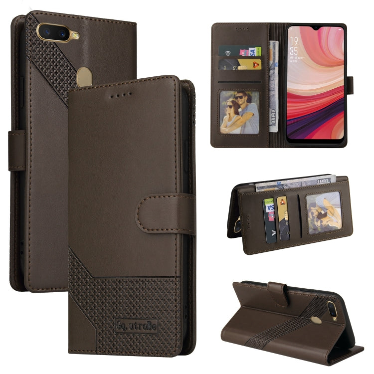 GQUTROBE Skin Feel Magnetic Leather Phone Case, For OPPO Find X3 Pro, For OPPO A7 2018, For OPPO A15 4G, For OPPO A52