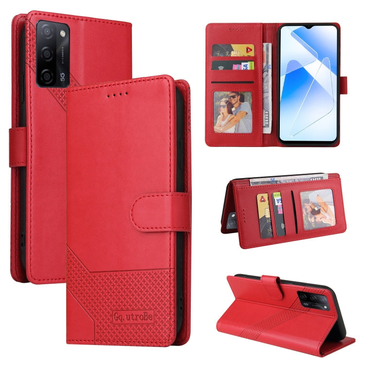 GQUTROBE Skin Feel Magnetic Leather Phone Case, For OPPO A53, For OPPO A55 5G, For OPPO A74 / F19, For OPPO A92s