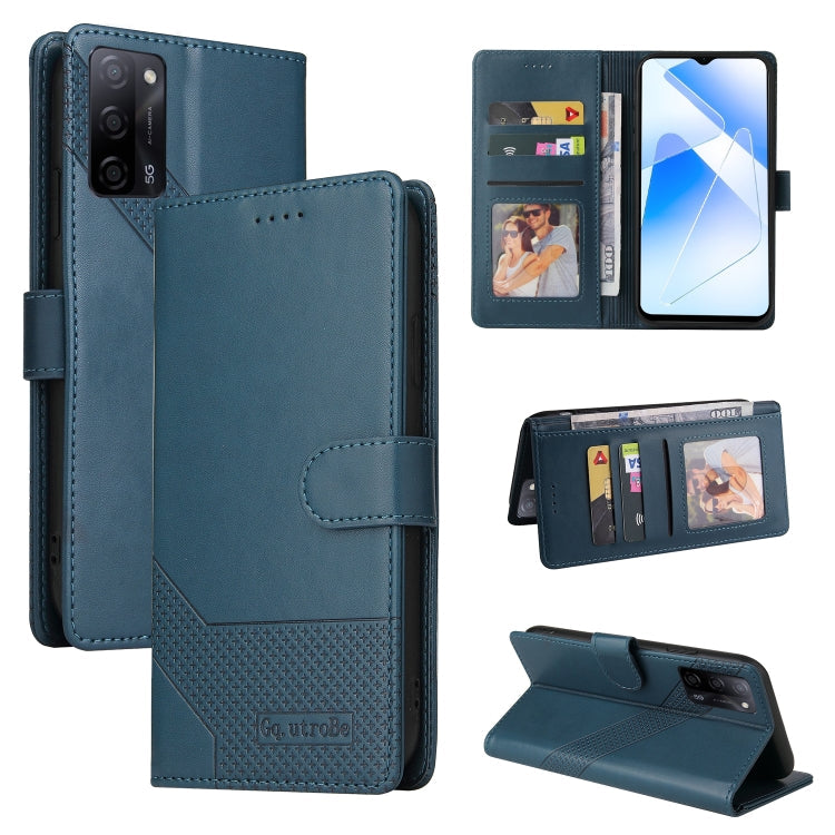GQUTROBE Skin Feel Magnetic Leather Phone Case, For OPPO A53, For OPPO A55 5G, For OPPO A74 / F19, For OPPO A92s