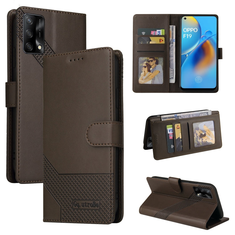 GQUTROBE Skin Feel Magnetic Leather Phone Case, For OPPO A53, For OPPO A55 5G, For OPPO A74 / F19, For OPPO A92s