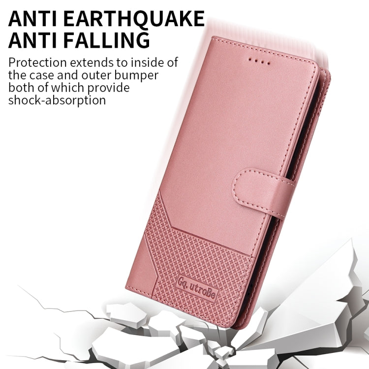 GQUTROBE Skin Feel Magnetic Leather Phone Case, For Realme X7 Pro